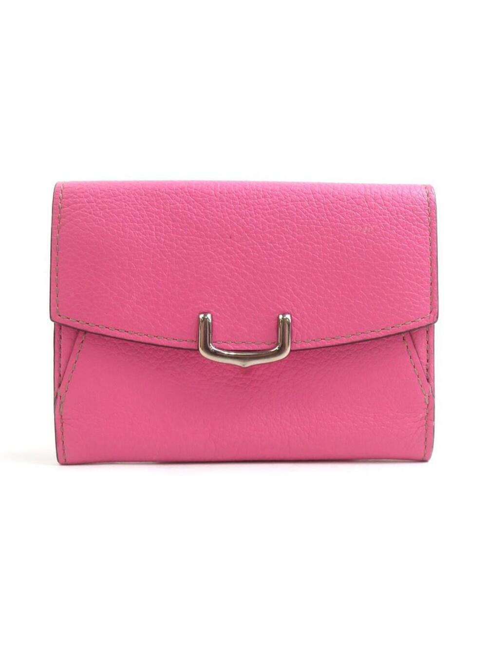 Auth Cartier Coin Purse Case Pink #346413C14B